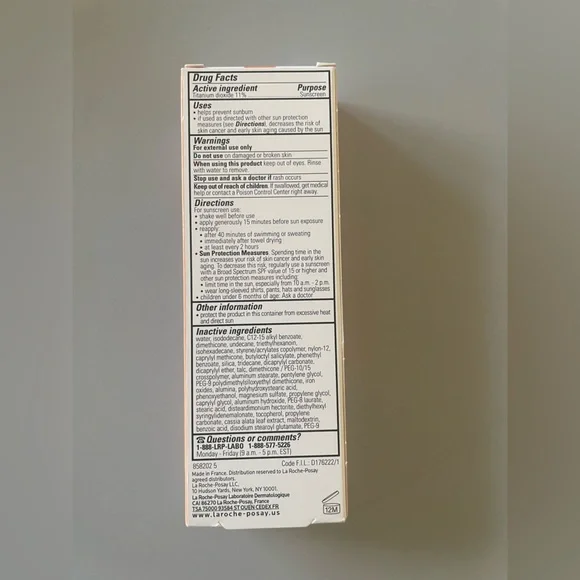 NIB La Roche-Posay Anthelios Sunscreen for Face SPF 50, 1.7 fl oz - Picture 2 of 6